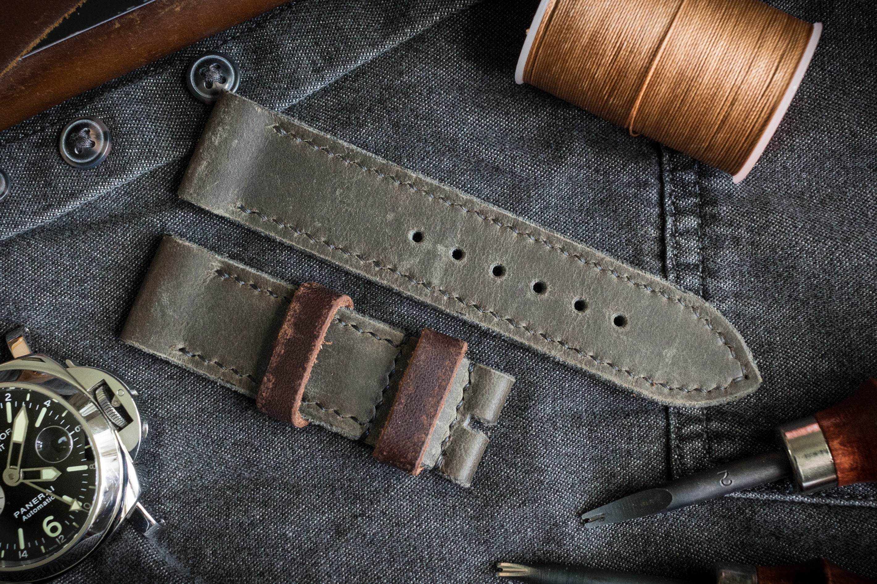 Handmade panerai store straps